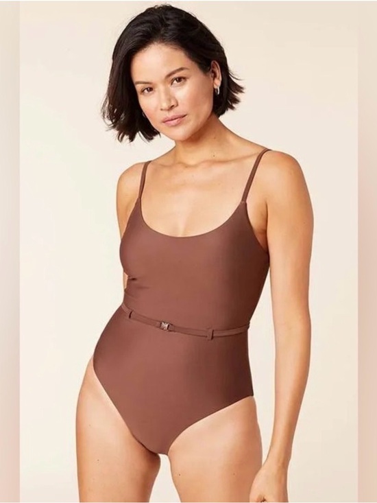 Andie Other - Andie swim Riveria espresso brown one piece size small NWOT